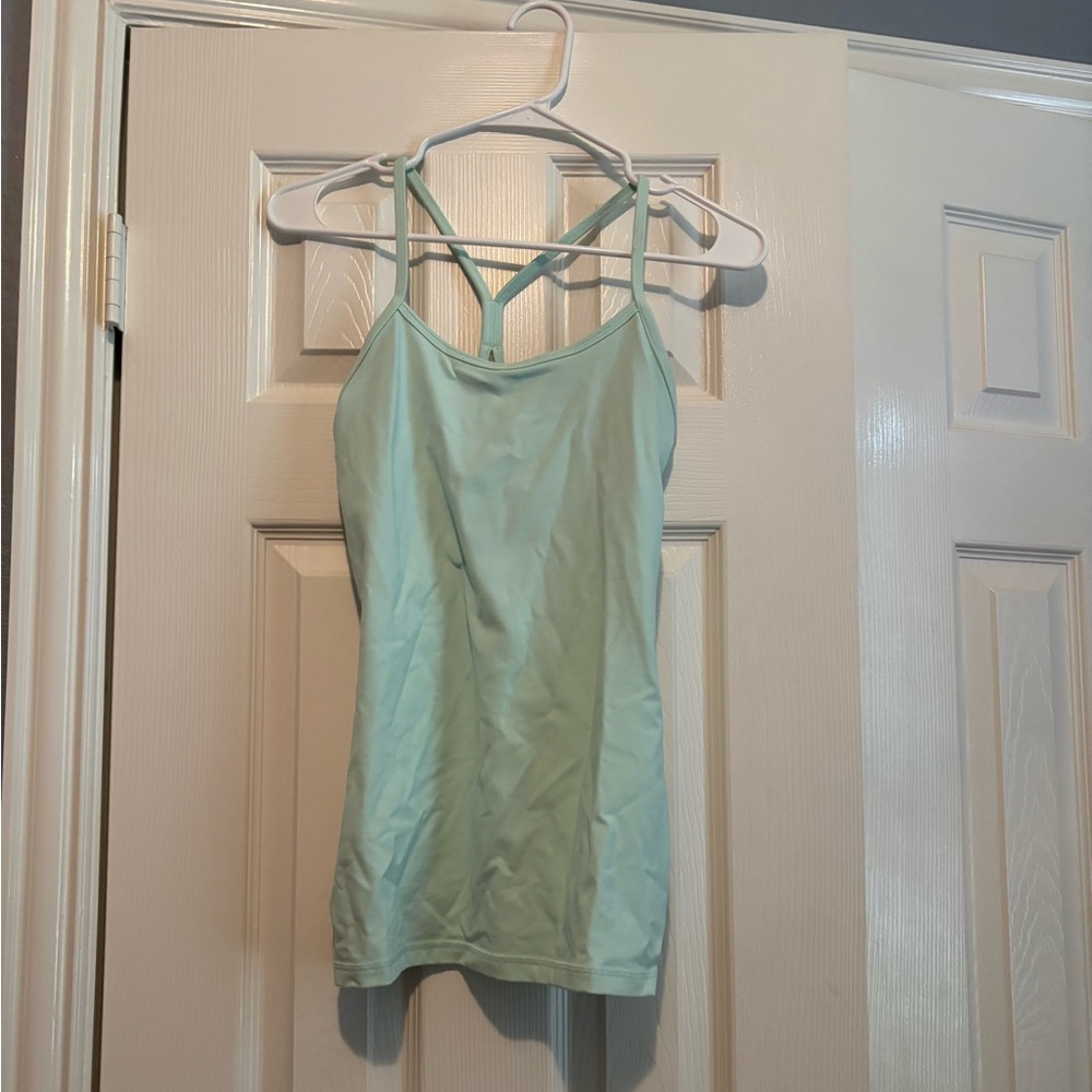 Mint Green Strappy Tank Top lululemon size 6